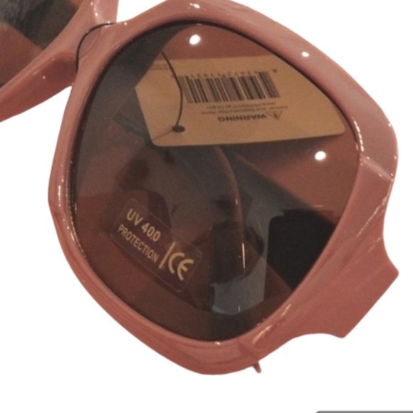 Sunglasses Light Brown Tan Oversized Round Square Rectangle Full Rim - Picture 4 of 16